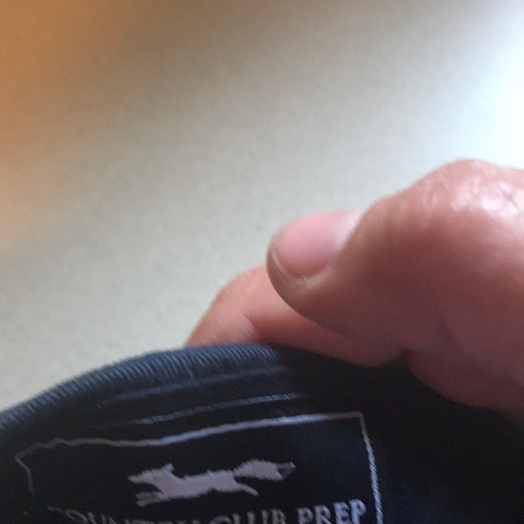 Country Club Prep blue soft fox logo baseball hat - Picture 5 of 5